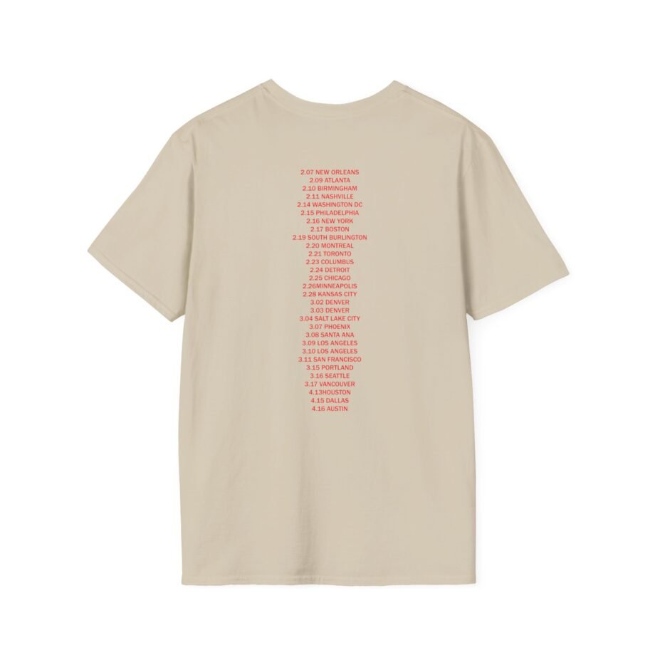 Stephen Sanchez Tour Ringer Unisex Softstyle T-Shirt