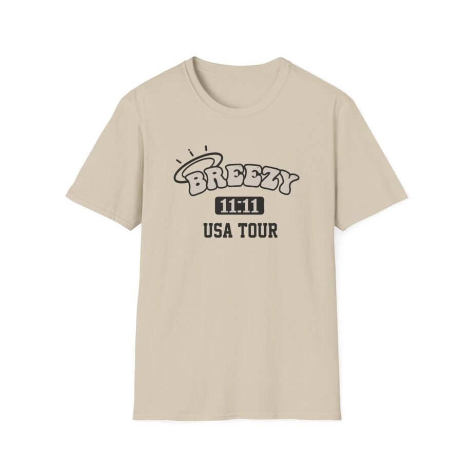 Chris Brown Breezy 11 11 Usa Tour Unisex Softstyle T-Shirt