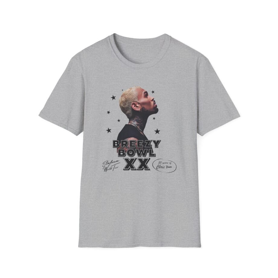 Chris Brown Breezy Bowl Xx Tour Unisex Softstyle T-Shirt