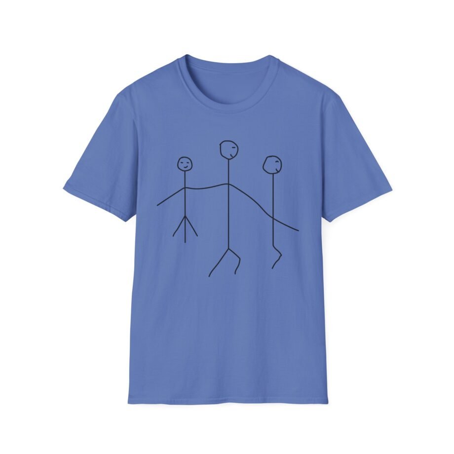 Leith Ross Stick Figures Unisex Softstyle T-Shirt