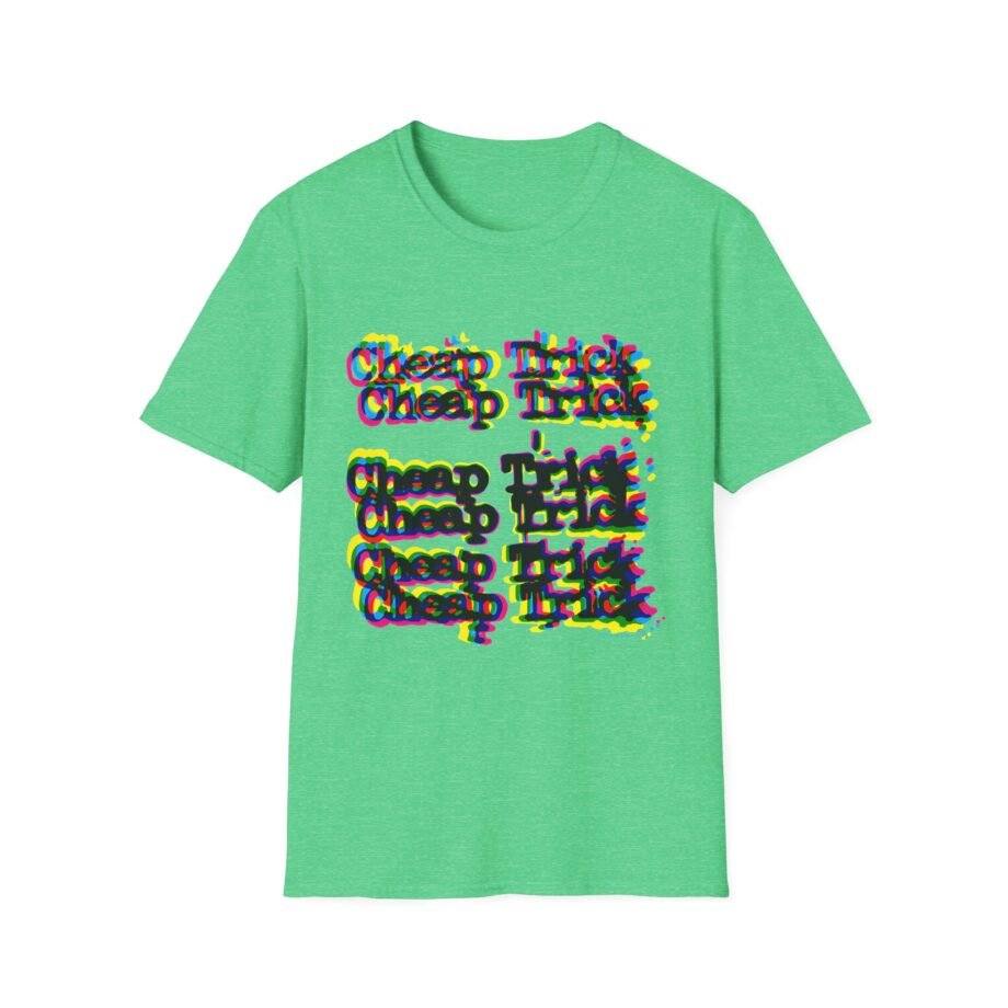Cheap Trick 3d Logo Unisex Softstyle T-Shirt