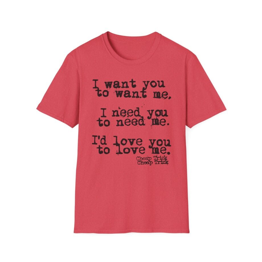 Cheap Trick I Want You to Want Me Unisex Softstyle T-Shirt