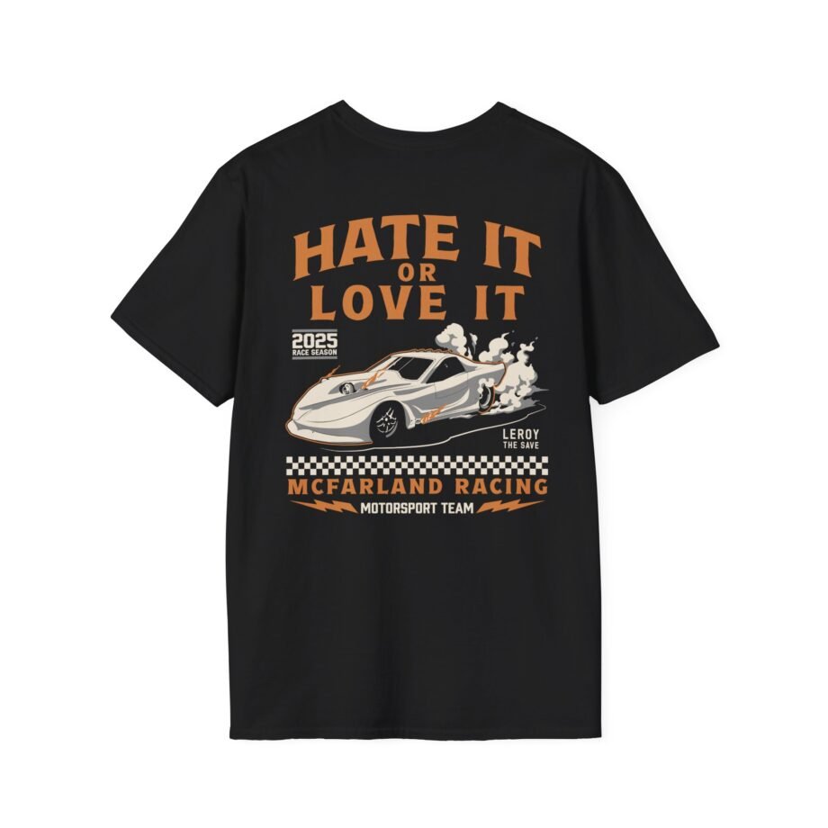 Cleetus Mcfarland Hate It or Love It Leroy Unisex Softstyle T-Shirt
