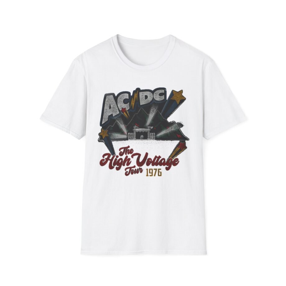 Acdc the High Voltage Tour Unisex Softstyle T-Shirt