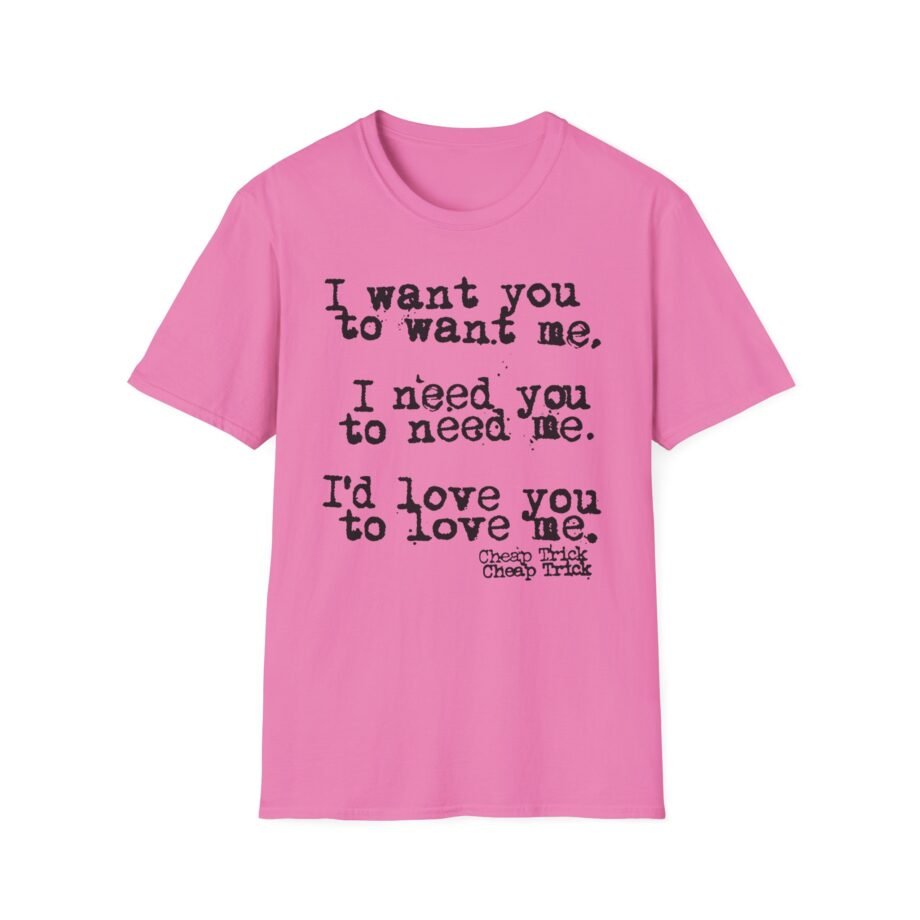 Cheap Trick I Want You to Want Me Unisex Softstyle T-Shirt