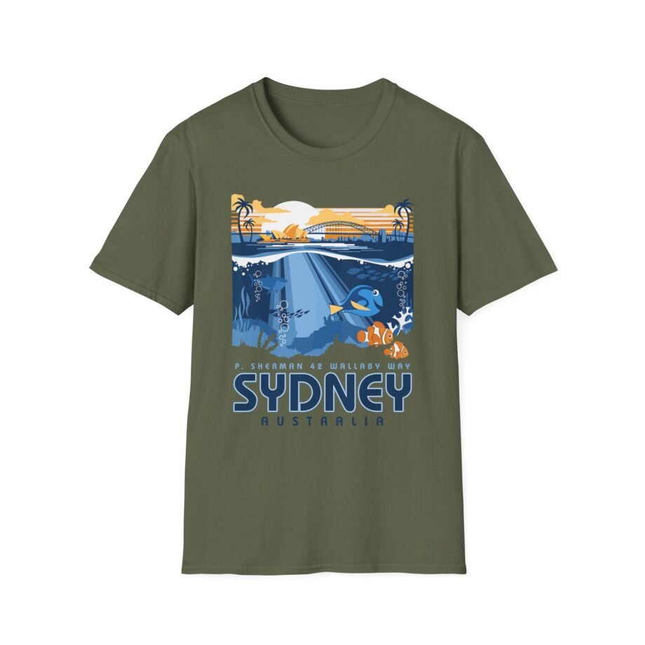 Nemo P.sherman Wallaby 42 Sydney Australia Unisex Softstyle T-Shirt
