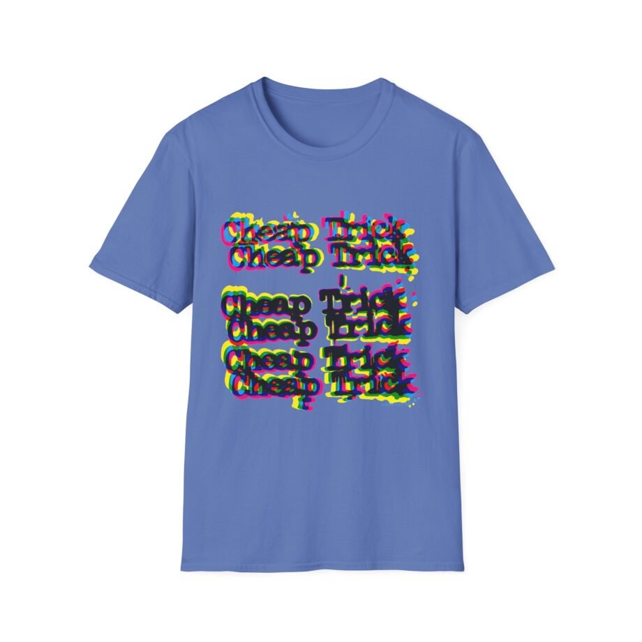 Cheap Trick 3d Logo Unisex Softstyle T-Shirt