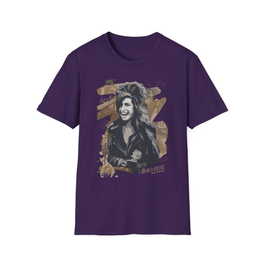 Amy Winehouse Portrait Unisex Softstyle T-Shirt
