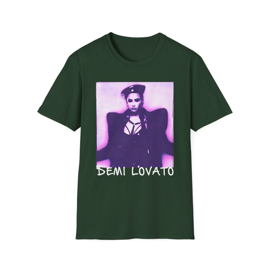 Demi Lovato Lilac Gradient Photo Unisex Softstyle T-Shirt