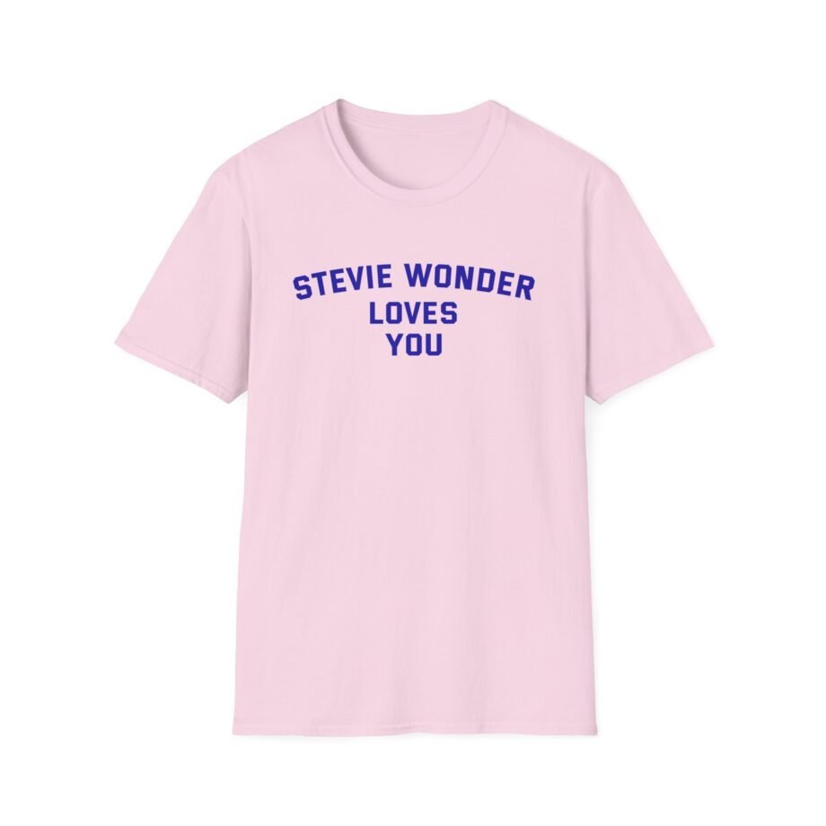 Stevie Wonder Loves You Unisex Softstyle T-Shirt