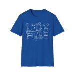 Leith Ross Stick Figures  Unisex Softstyle T-Shirt