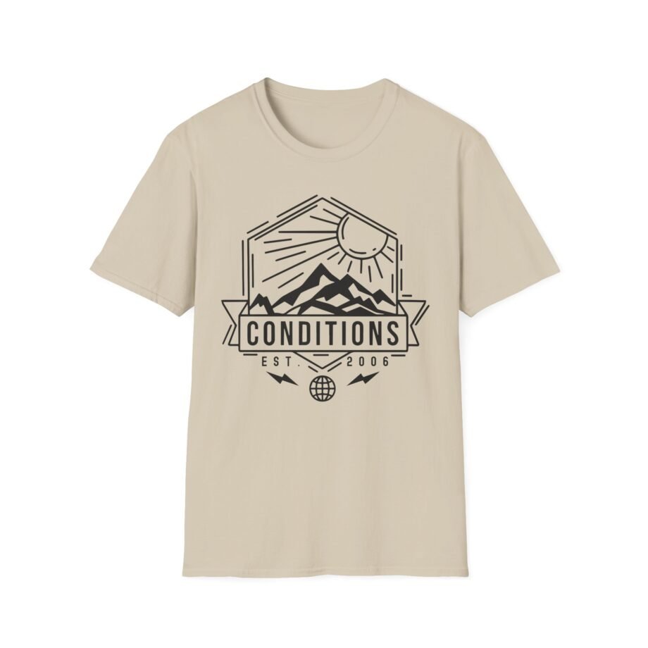 Conditions Mountain Gold Unisex Softstyle T-Shirt