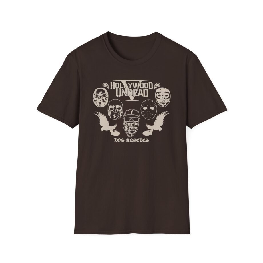 Hollywood Undead Los Angeles Logo Unisex Softstyle T-Shirt