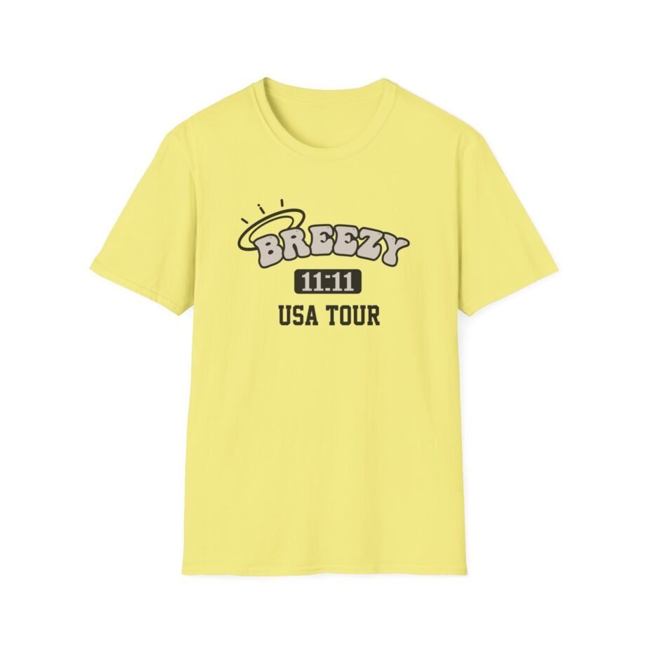 Chris Brown Breezy 11 11 Usa Tour Unisex Softstyle T-Shirt