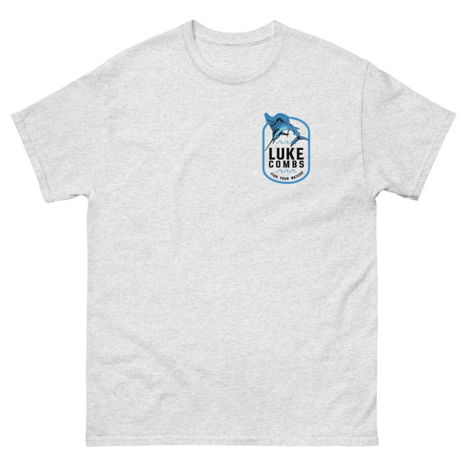 Luke Combs Fish Your Waters Sailfish Unisex classic tee