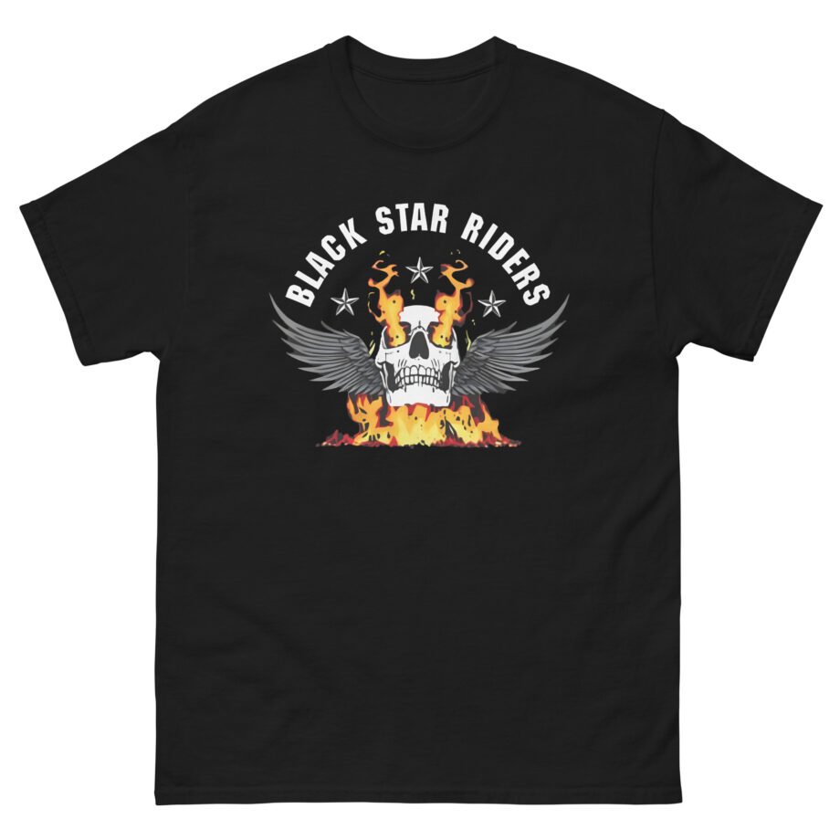 Black Star Riders  Winged Fire Skull Unisex classic tee