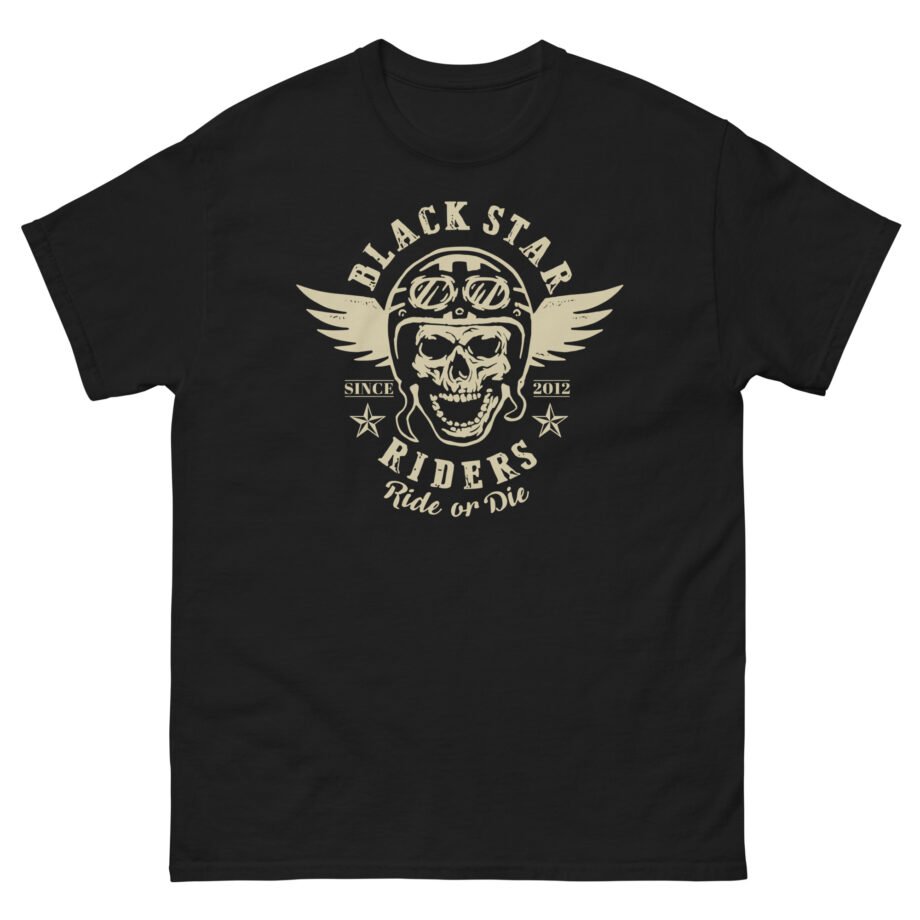 Black Star Riders Skeleton Biker Unisex classic tee