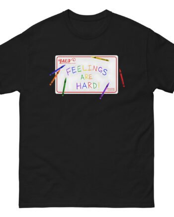 Lauv Feelings Are Hard! Crayon Unisex classic tee