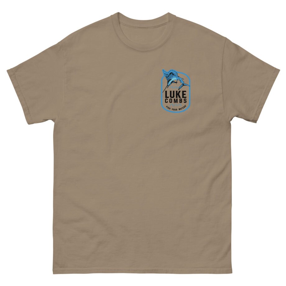 Luke Combs Fish Your Waters Sailfish Unisex classic tee