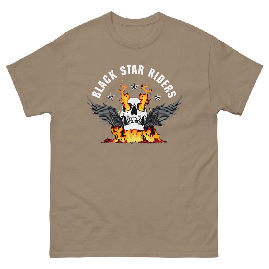 Black Star Riders  Winged Fire Skull Unisex classic tee