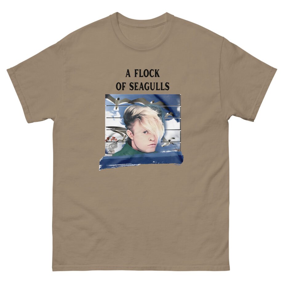 A Flock of Seagulls Birds in Flight Unisex classic tee