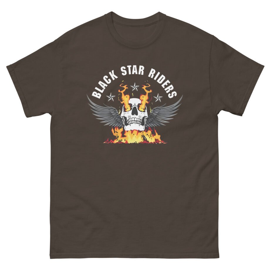 Black Star Riders  Winged Fire Skull Unisex classic tee