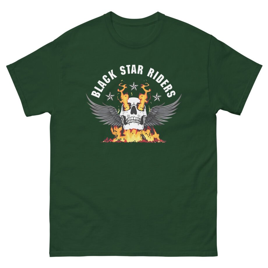Black Star Riders  Winged Fire Skull Unisex classic tee