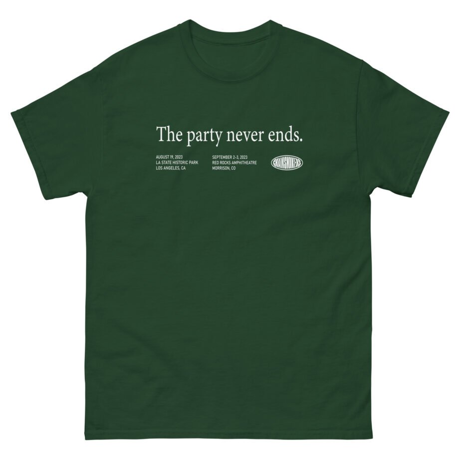 The Chainsmokers The Party Never Ends Unisex classic tee