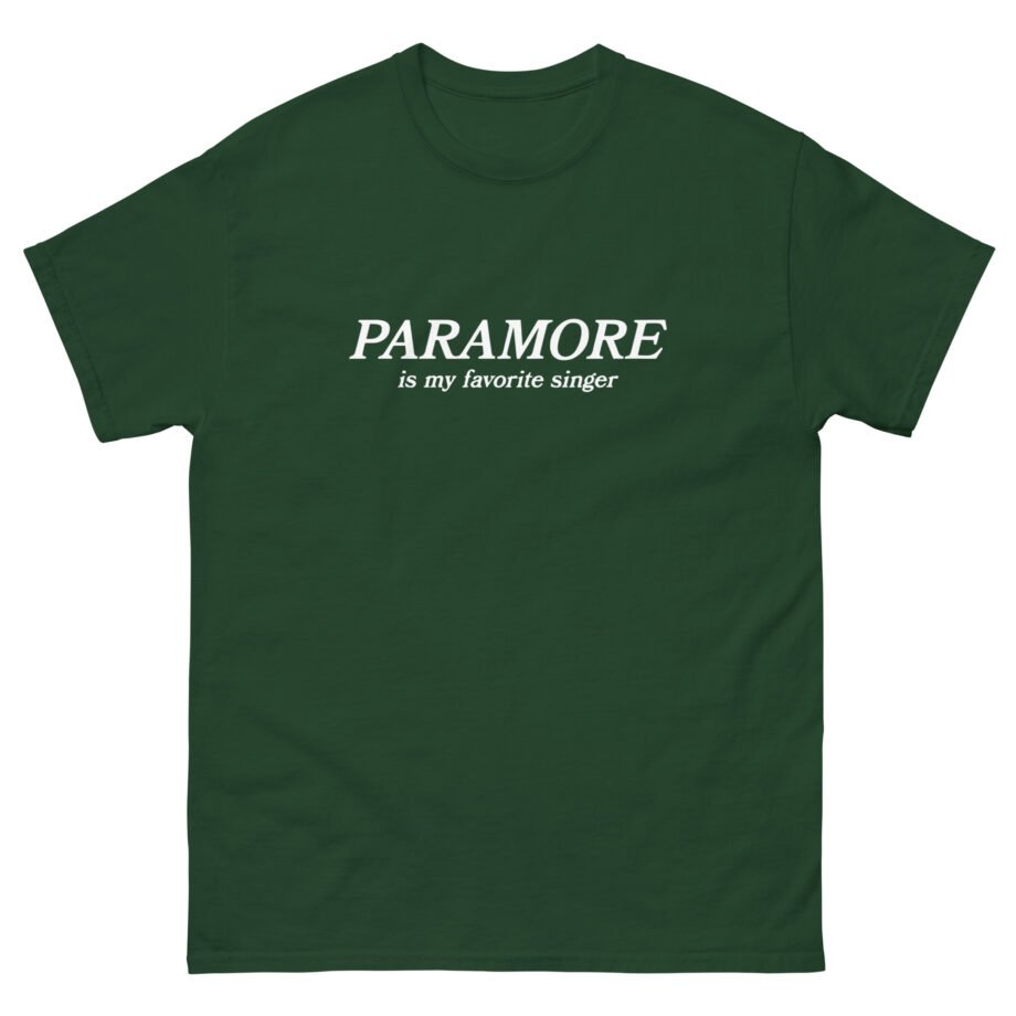 Hayley Williams Paramore is My Favorite Singer Unisex classic tee