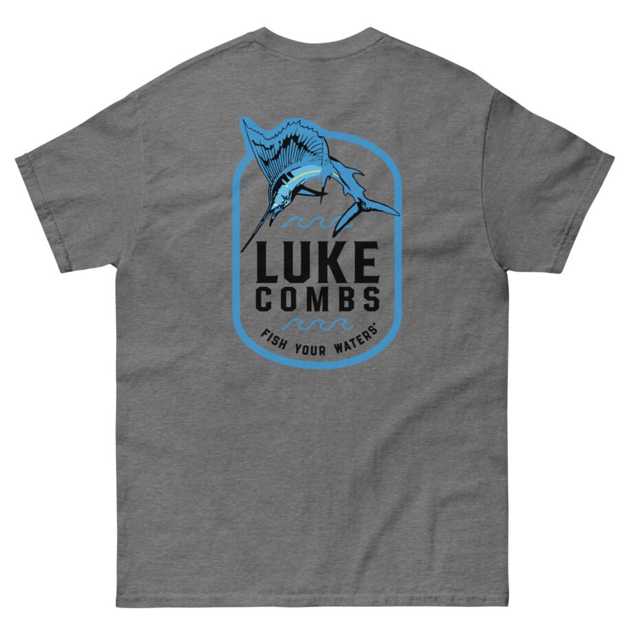 Luke Combs Fish Your Waters Sailfish Unisex classic tee