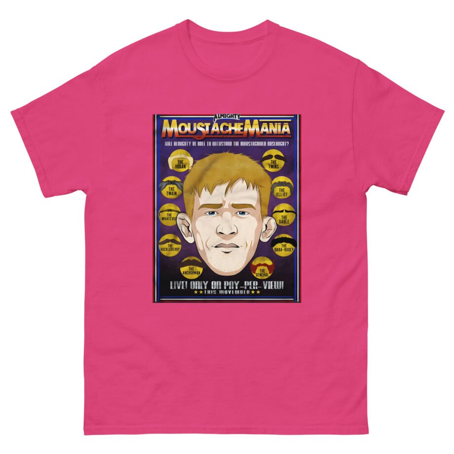 Almighty Moustache Mania Unisex classic tee