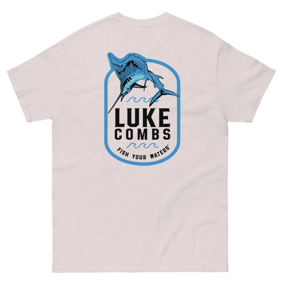 Luke Combs Fish Your Waters Sailfish Unisex classic tee