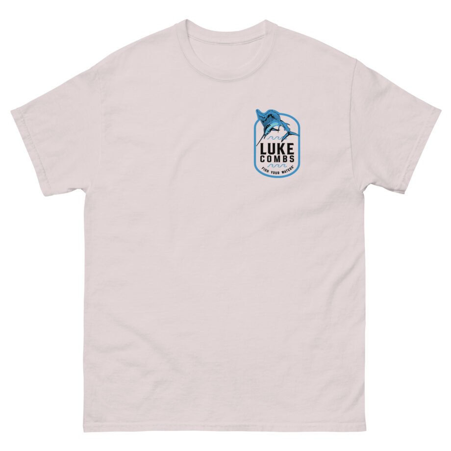 Luke Combs Fish Your Waters Sailfish Unisex classic tee
