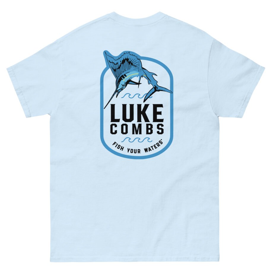 Luke Combs Fish Your Waters Sailfish Unisex classic tee