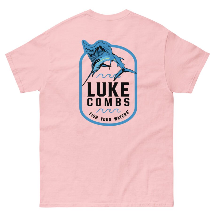 Luke Combs Fish Your Waters Sailfish Unisex classic tee