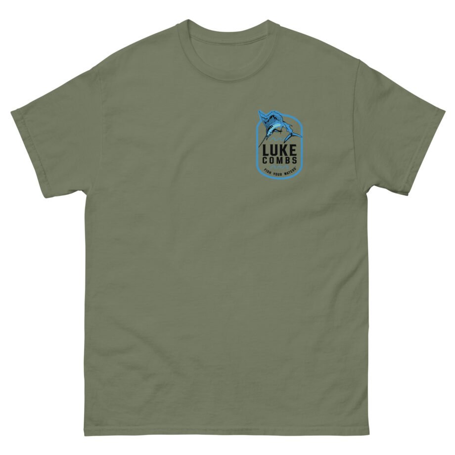 Luke Combs Fish Your Waters Sailfish Unisex classic tee
