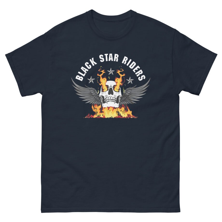 Black Star Riders  Winged Fire Skull Unisex classic tee