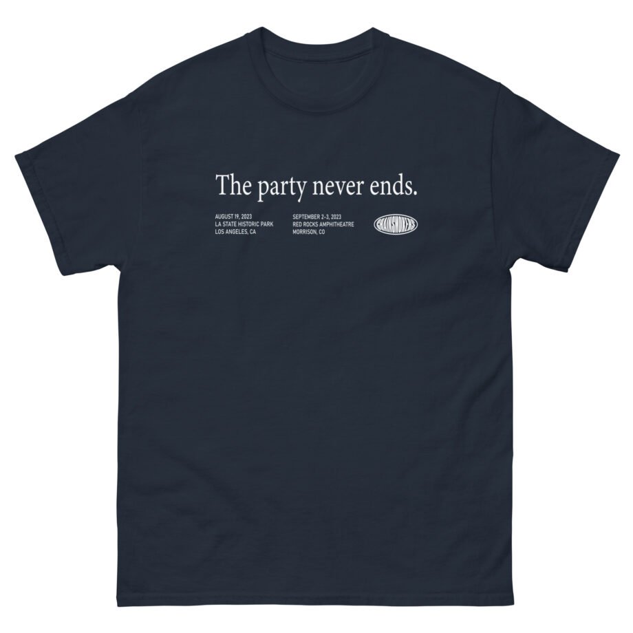 The Chainsmokers The Party Never Ends Unisex classic tee