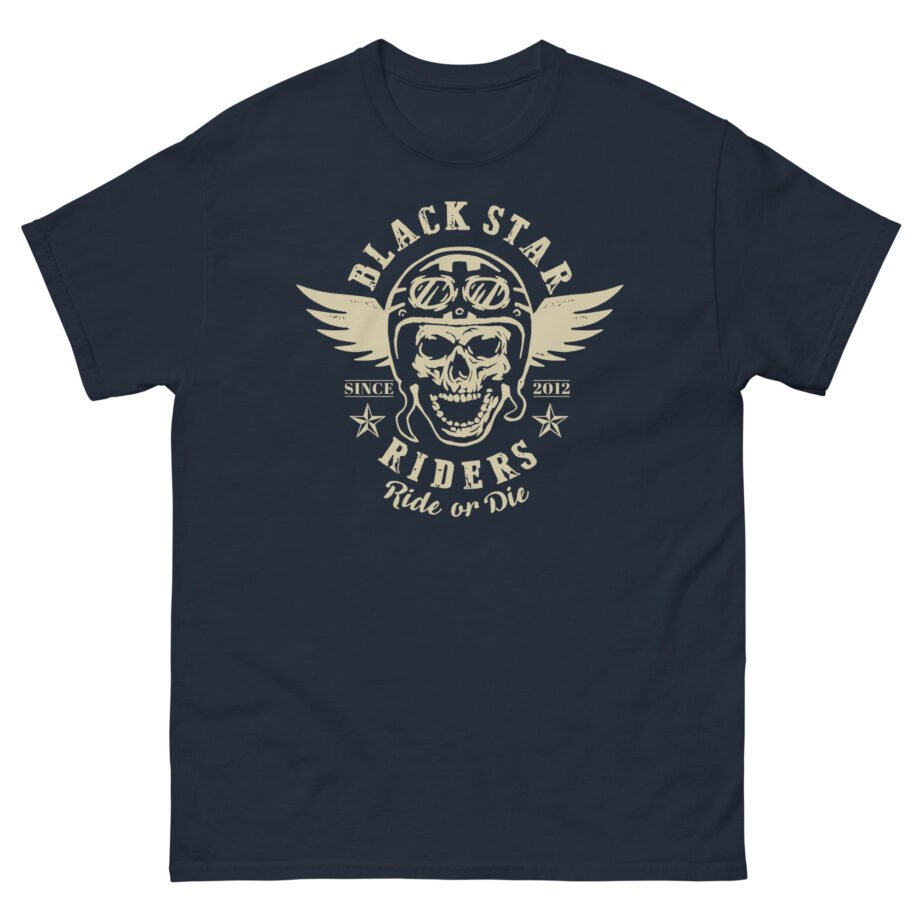 Black Star Riders Skeleton Biker Unisex classic tee