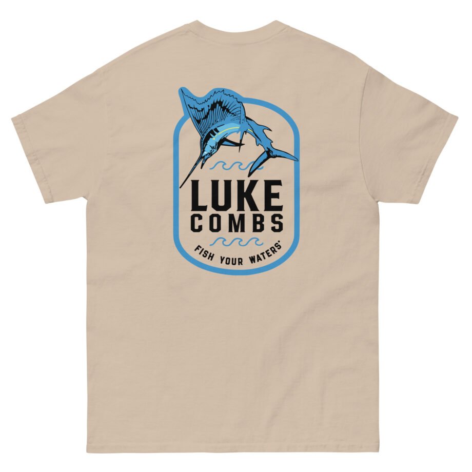 Luke Combs Fish Your Waters Sailfish Unisex classic tee