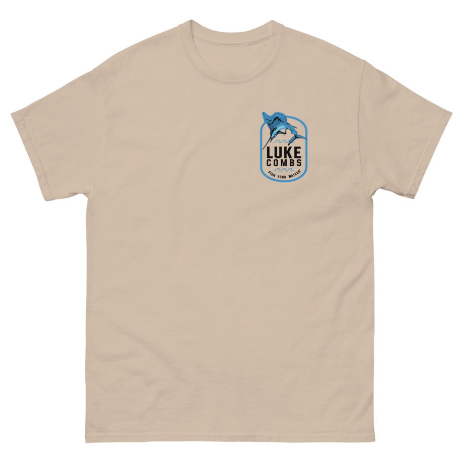 Luke Combs Fish Your Waters Sailfish Unisex classic tee