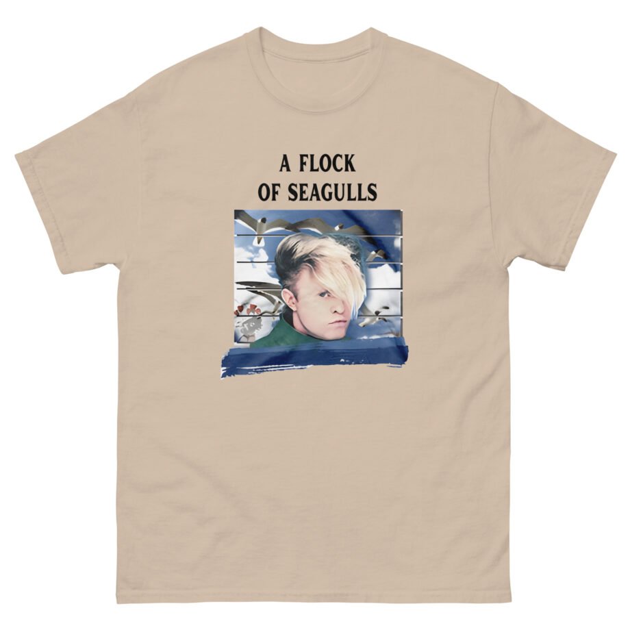 A Flock of Seagulls Birds in Flight Unisex classic tee