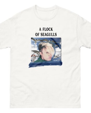 A Flock of Seagulls Birds in Flight Unisex classic tee