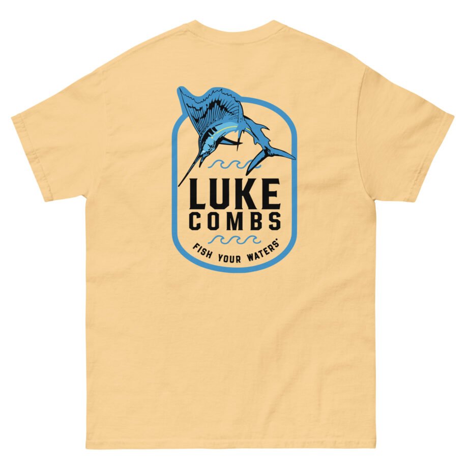Luke Combs Fish Your Waters Sailfish Unisex classic tee