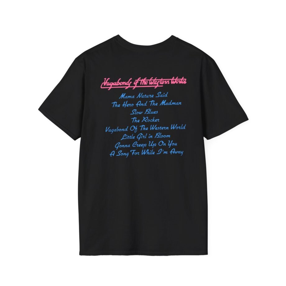 Thin Lizzy Vagabonds Tracklist Unisex Softstyle T-Shirt