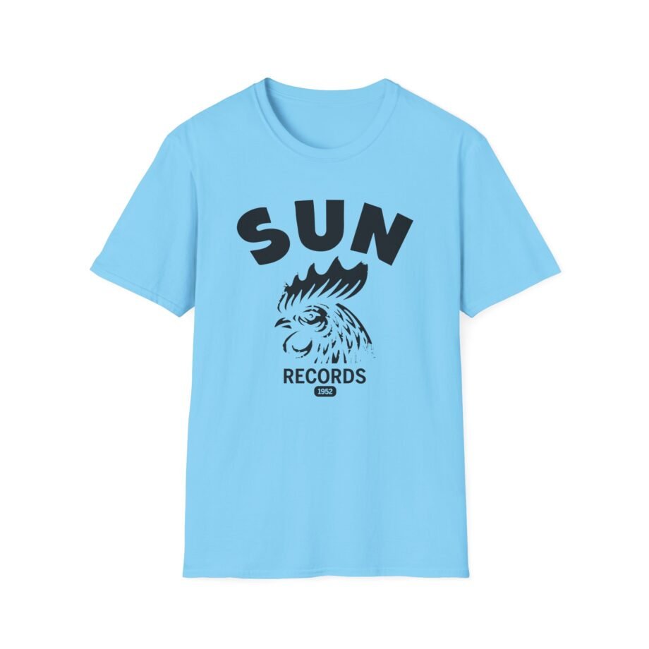 Sun Records Gritty Rooster Ringer Unisex Softstyle T-Shirt