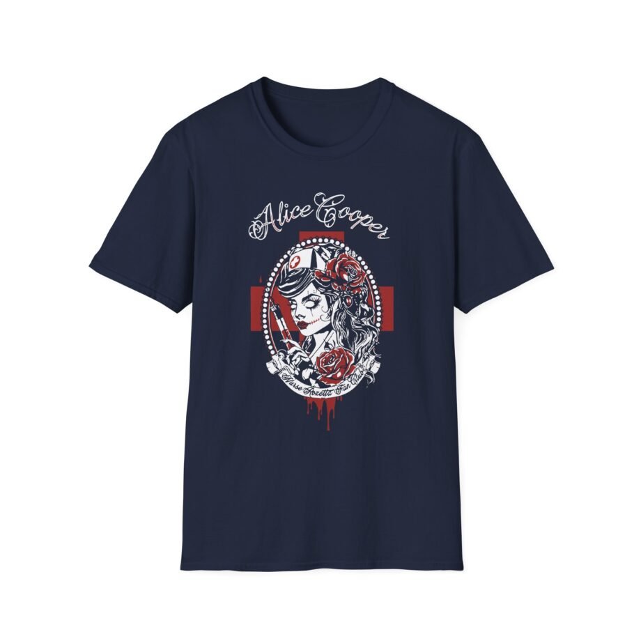 Alice Cooper Nurse Rosetta Unisex Softstyle T-Shirt