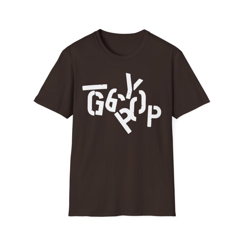 The Stooges Iggy Pop Broken Letters Unisex Softstyle T-Shirt