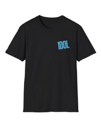 Billy Idol Checkered Smirk Unisex Softstyle Shirt