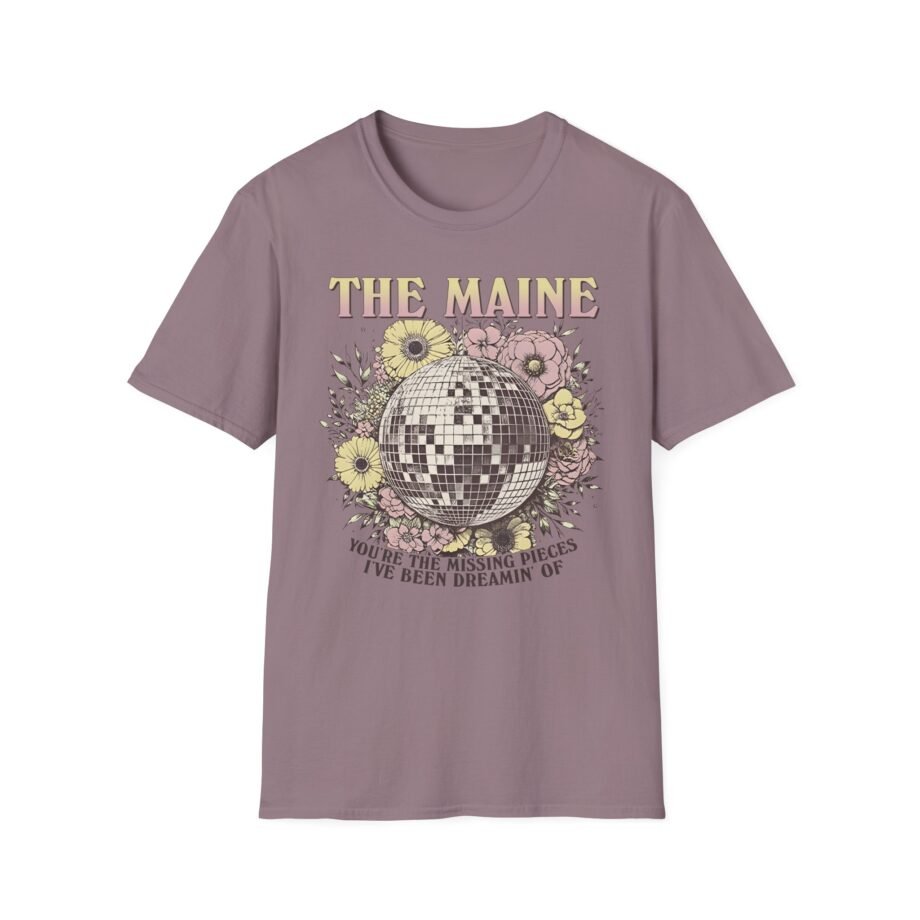 The Maine Floral Disco Unisex Softstyle T-Shirt